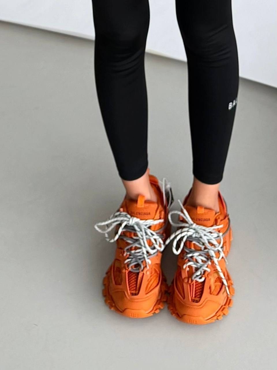 баленсиага трек кроссовки мужские,кроссовки balenciaga track,balenciaga track orange white,balenciaga кроссовки,balenciaga track