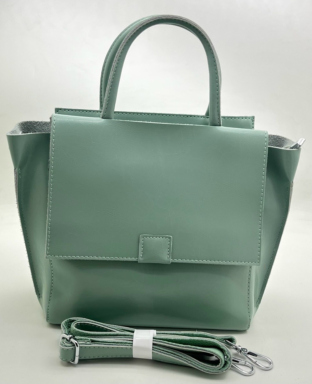 женская кожаная сумка 1546-220 грин,сумка женская,сумка,женская кожаная сумка,кожаная сумка