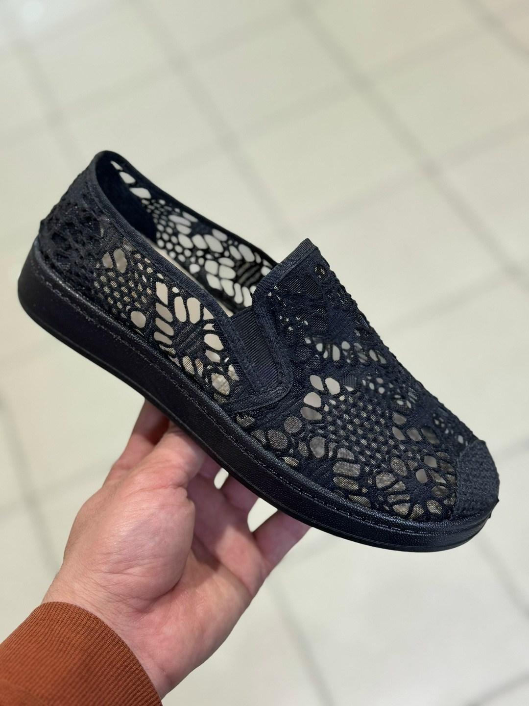 ,женская ,женская летняя ,слипоны кружевные,слипоны женские