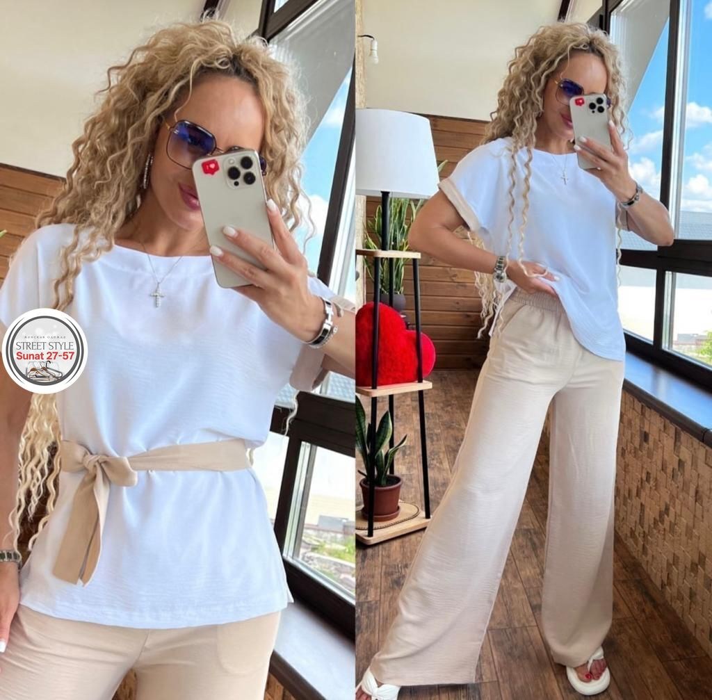 костюм двойка женский летний,летние женские костюмы,костюм двойка женская,костюм женский с брюками палаццо,модные брючные костюмы