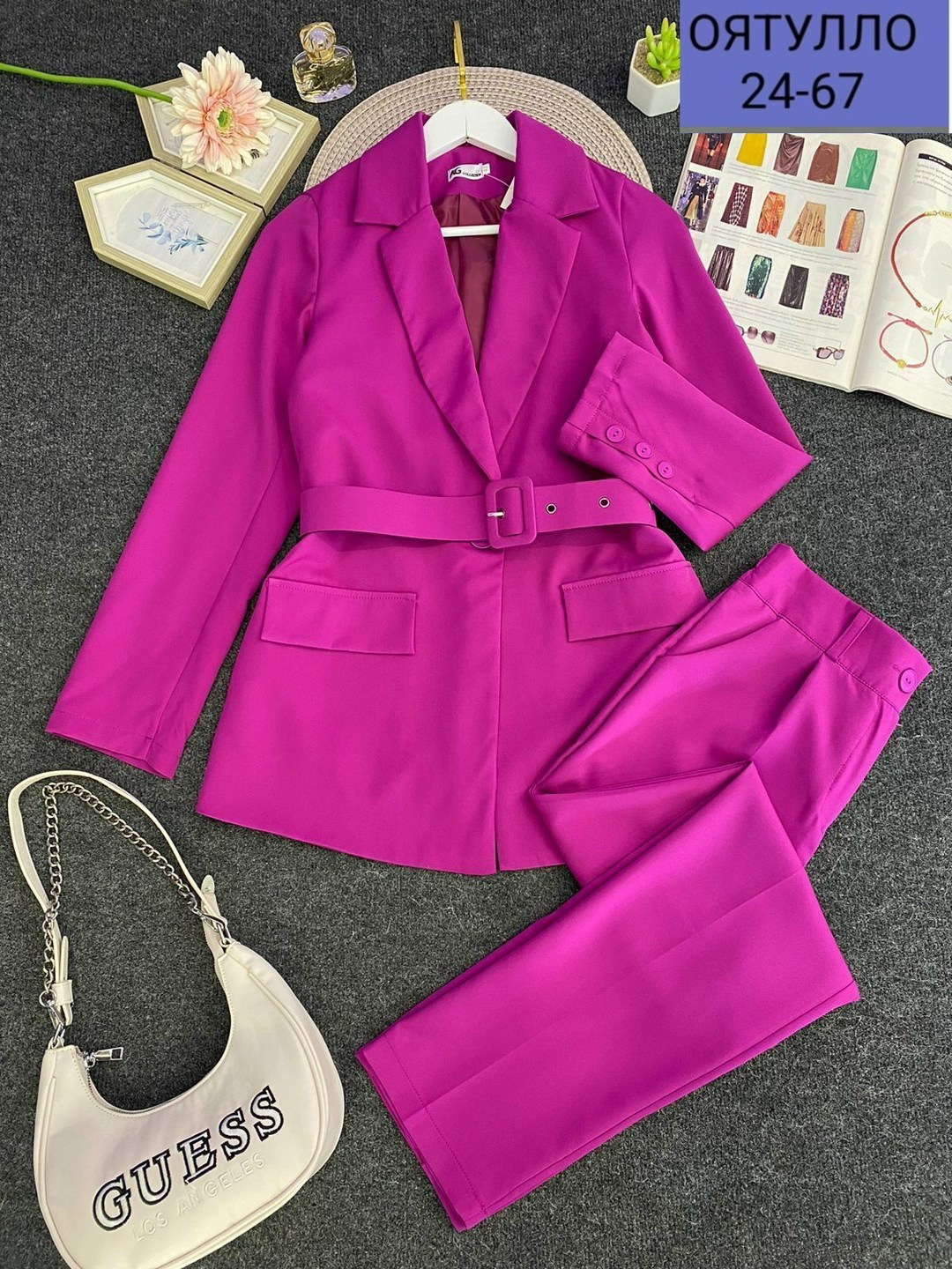 бизарро костюм брючный фуксия,костюм женский,брючный костюм continental fashion 0211-07 фиолетовый,vassa костюм брючный лавандовый,костюм женский фабрични пиджак классический с брюками