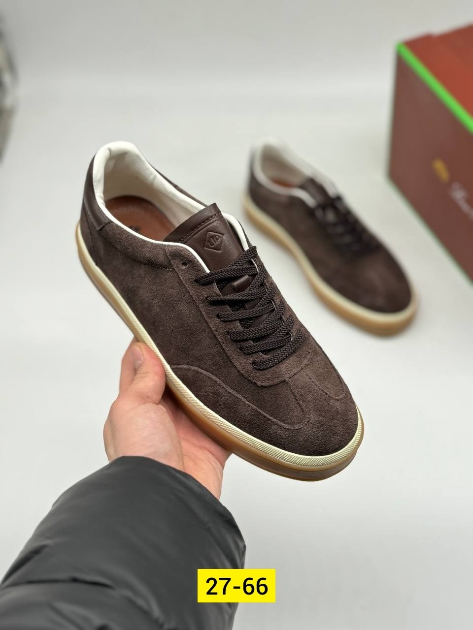 женские кроссовки из замши loro piana коричневые,кроссовки loro piana,,замшевые кроссовки,кеды loro piana