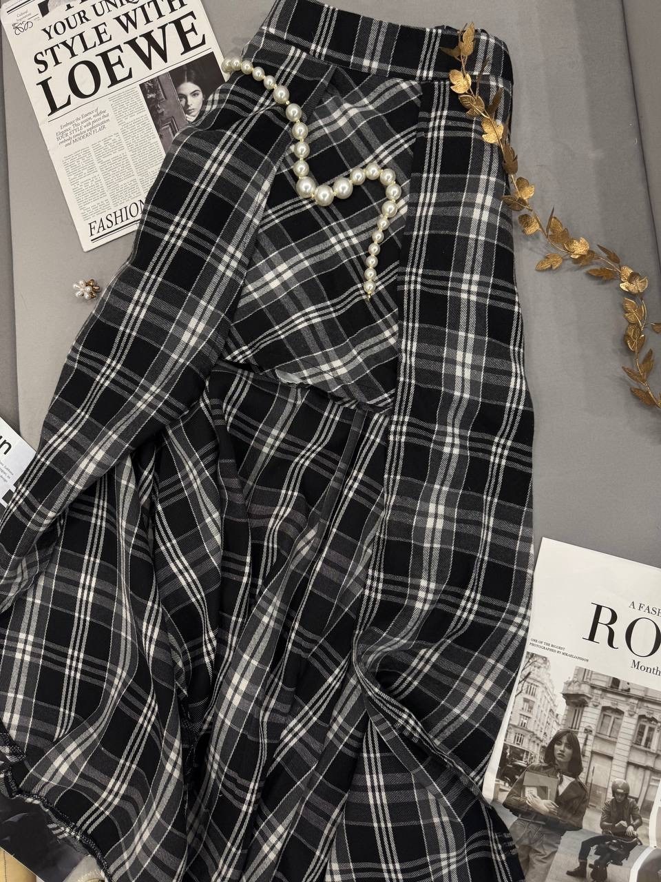 клетчатая юбка накидка килт emberens,юбка стильная,юбка в клетку,модные юбки в клетку,клетчатая юбка