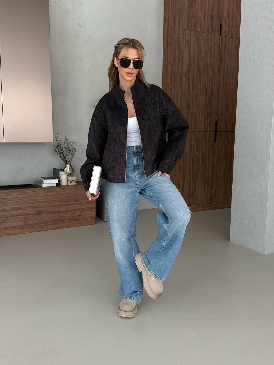 модные джинсы,куртка,стиль одежды,укороченная куртка