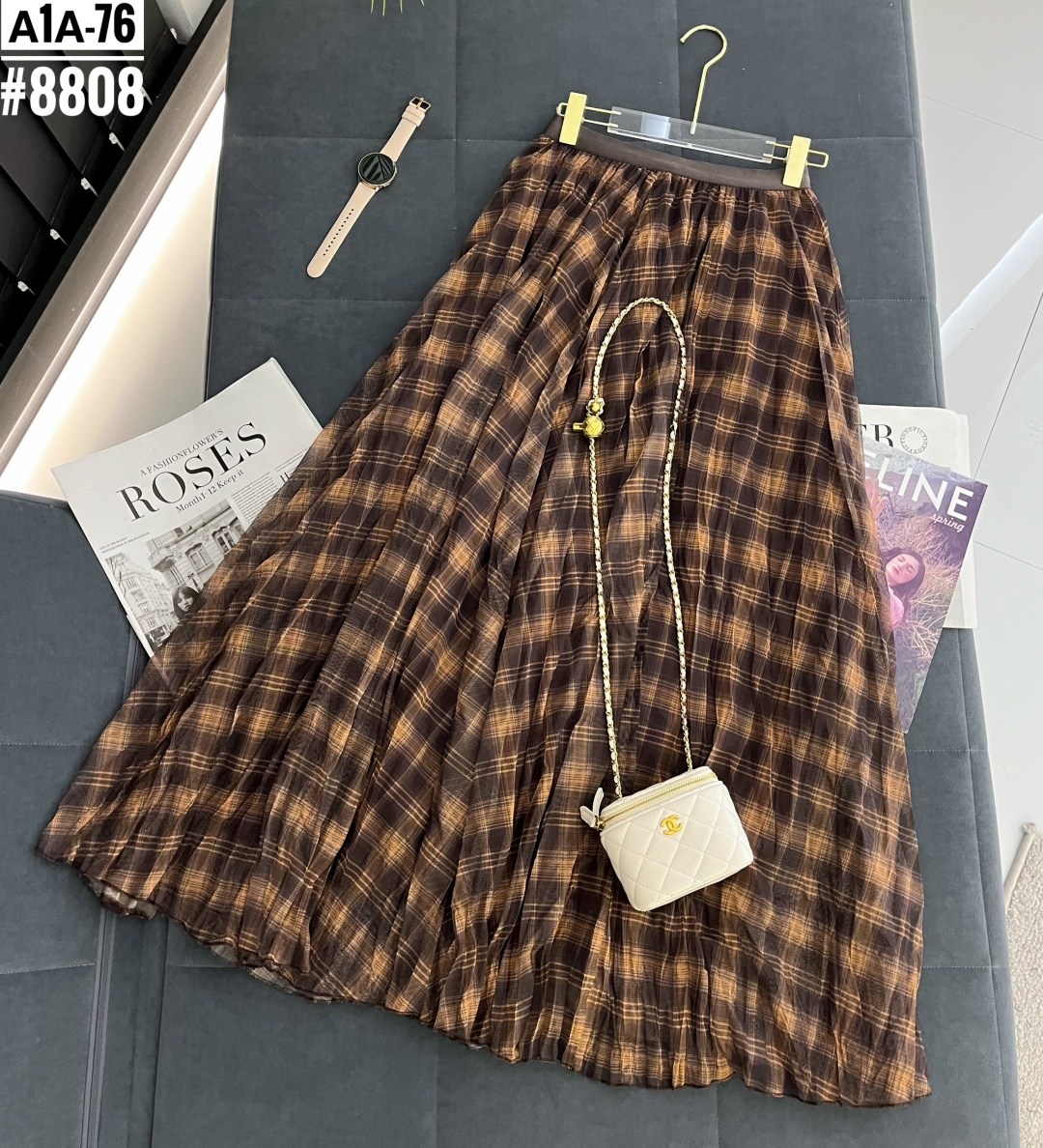 женская клетчатая юбка,клетчатая юбка,длинная юбка в клетку,клетчатая плиссированная юбка средней длины с,длинная плиссированная клетчатая юбка с эластичной