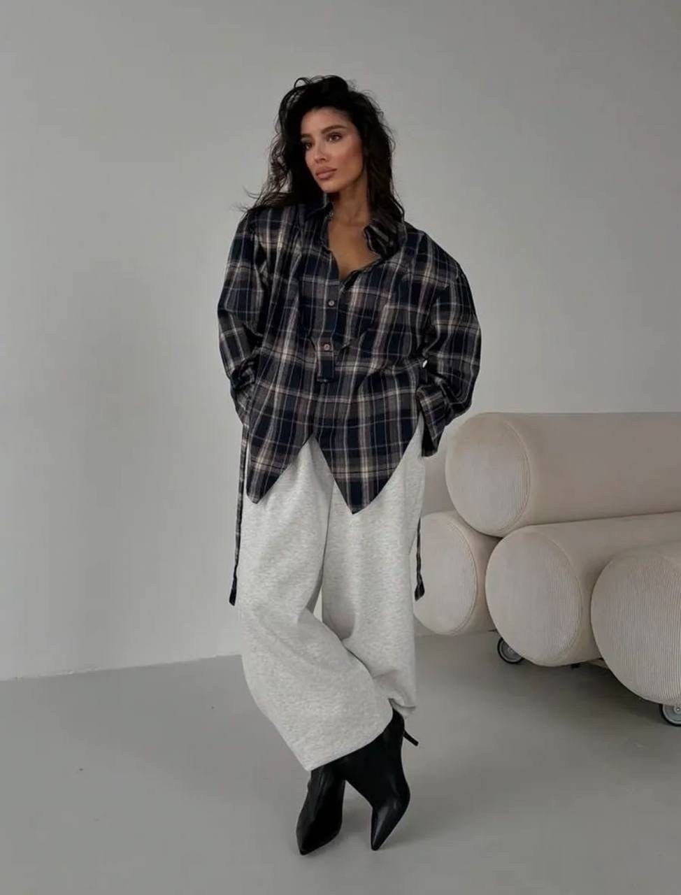 рубашка оверсайз в клетку удлиненная,рубашка в клетку оверсайз на кнопках,рубашка оверсайз в клетку,рубашка женская в клетку оверсайз,рубашка женская в клетку