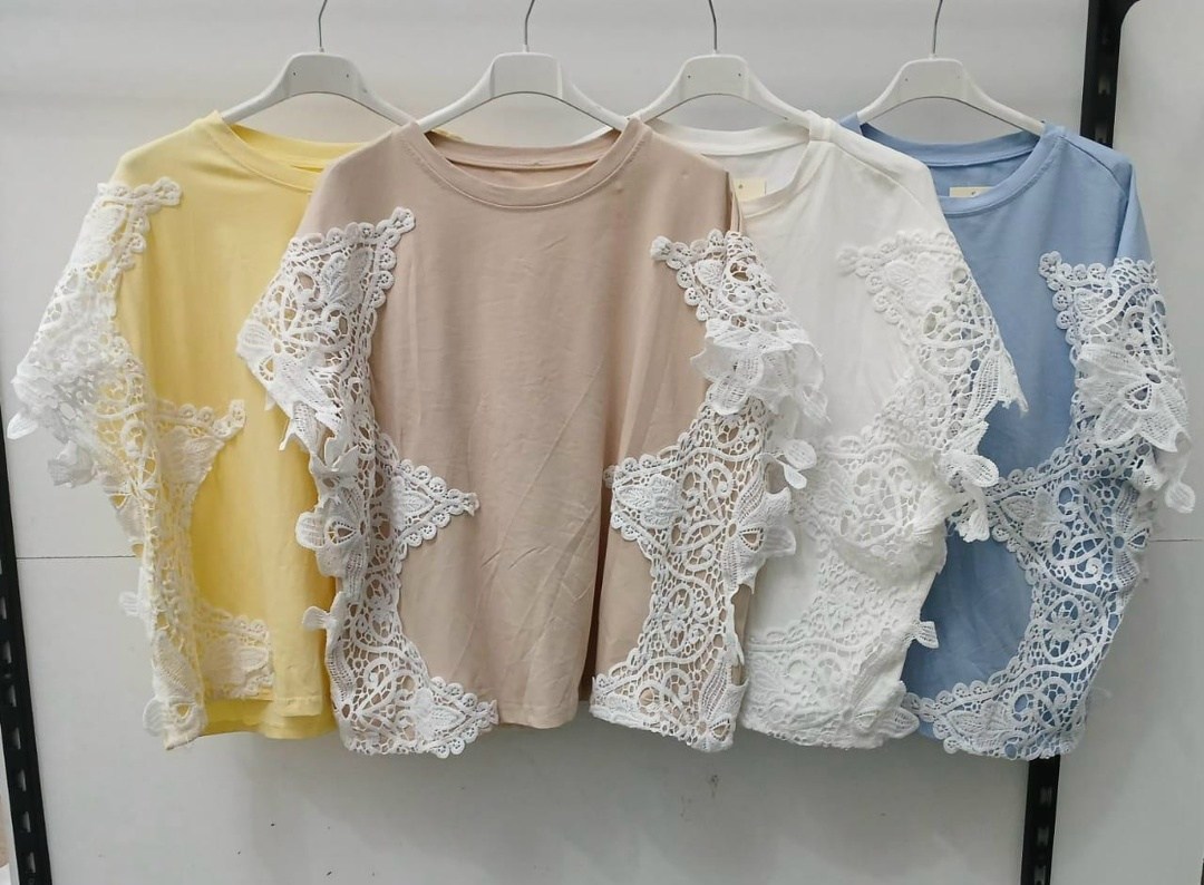 блузка с кружевами,блузка кружевная,трикотажная кофта с кружевом,футболка с кружевами,свитер с кружевом