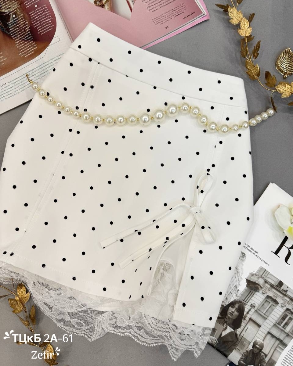 юбка в горошек,юбка,белая юбка в горошек,женские юбки,белая юбка