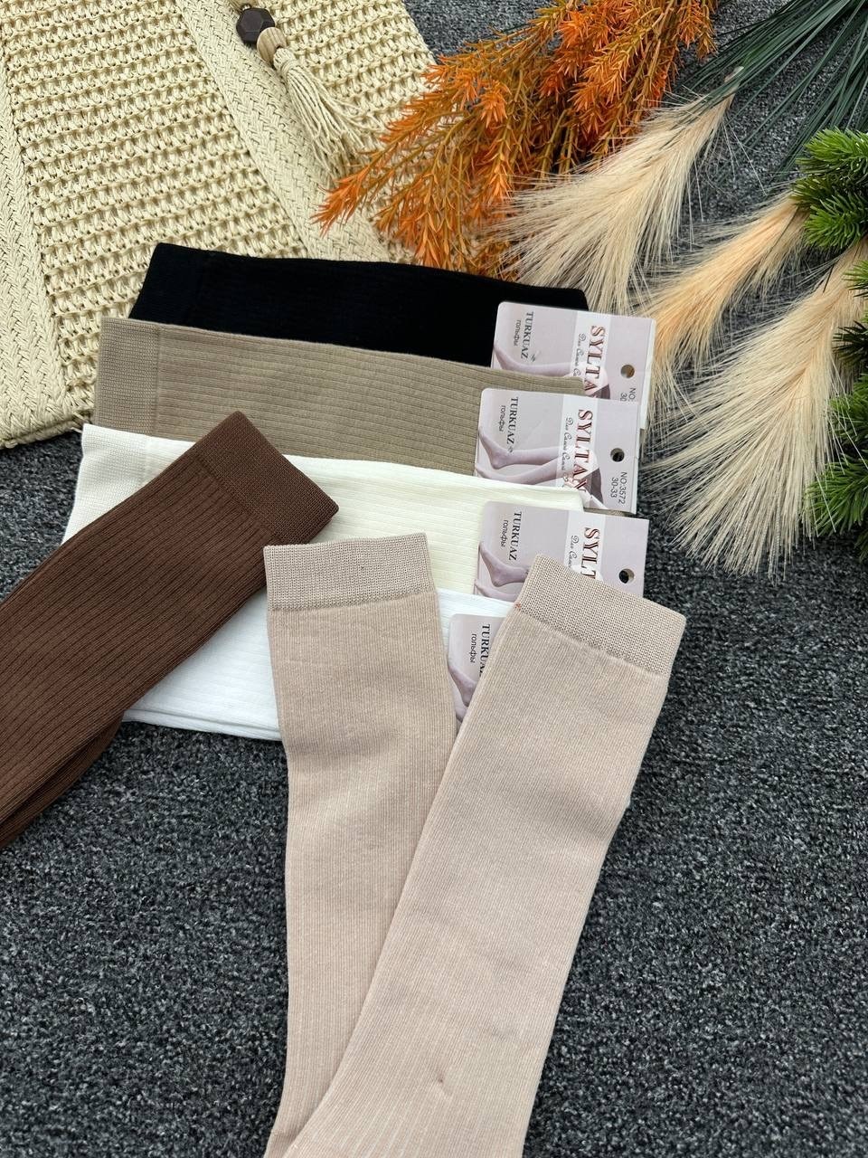 носки женские теплые кашемировые набор 5 пар,носки теплые кашемировые набор 5 пар,носки женские,носки бежевые,носки женские теплые набор 5 пар