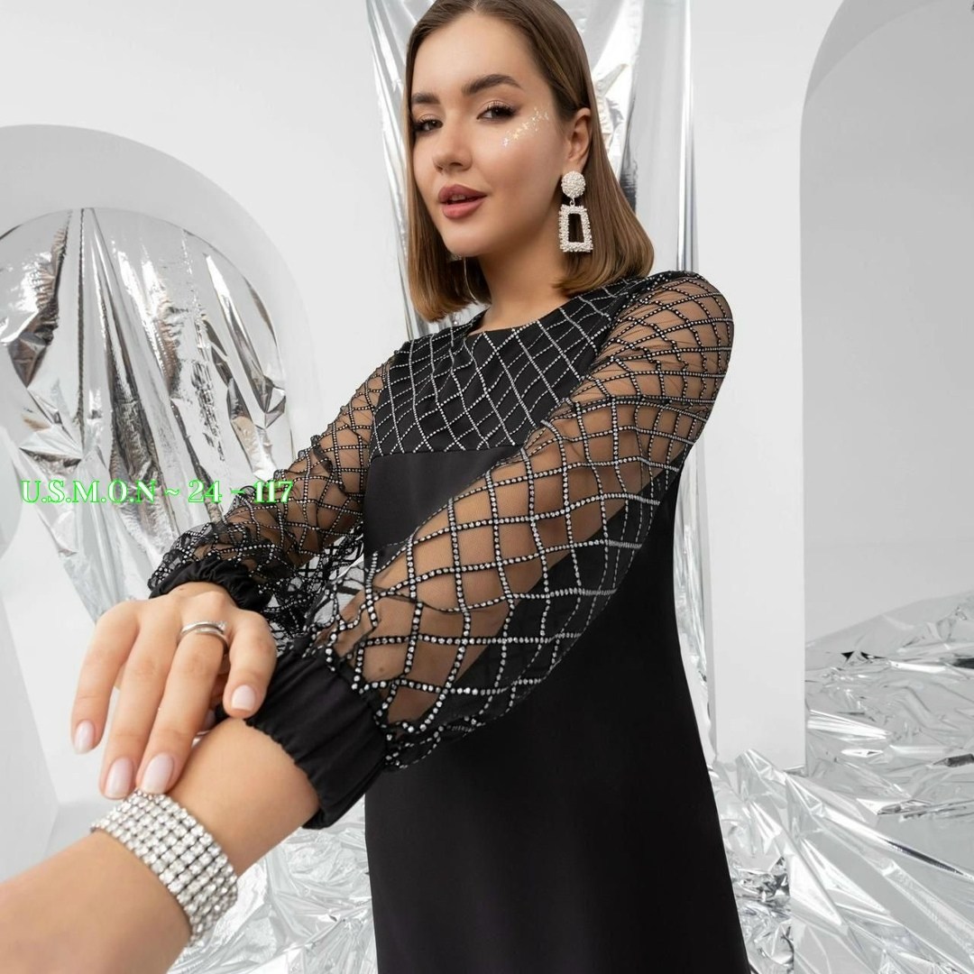 модные платья,платье черное,платье женское,платье в сеточку,платье yuliashvets цвет черный