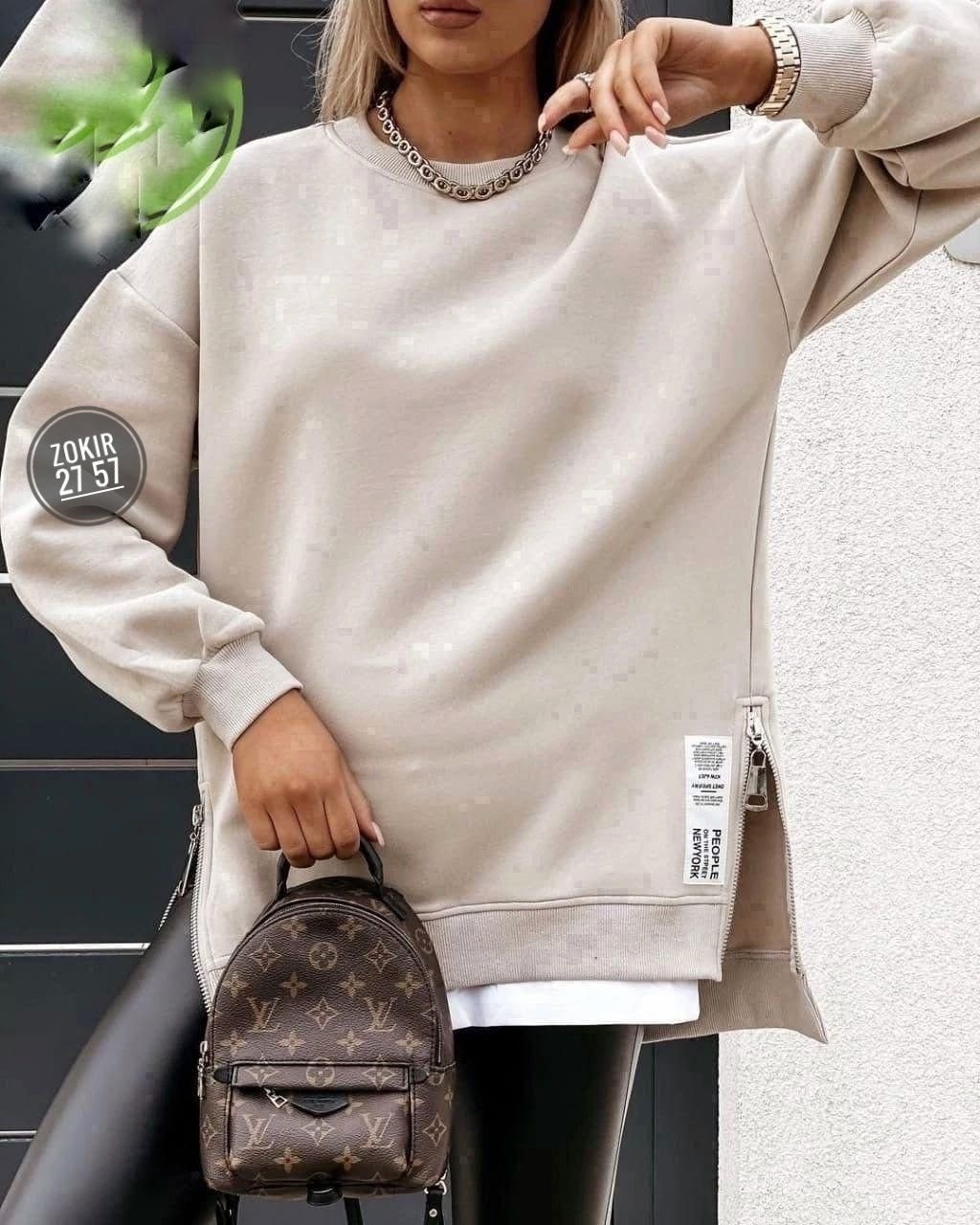 свитшот свободного кроя женские,свитшот женская,кофта женская,трикотажный свитшот,фиолетовый свитшот