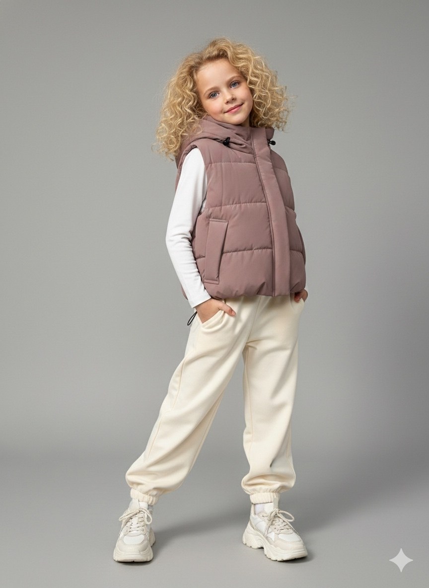утепленный демисезонный жилет,жилет детский,жилет утепленная,жилет для девочек,демисезонный жилет