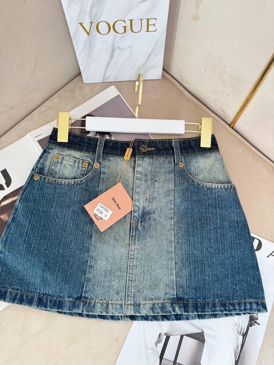джинсовая юбка,комбинированные джинсовые юбки,асимметричная джинсовая юбка,женские джинсовые юбки,женская джинсовая юбка с высокой талией
