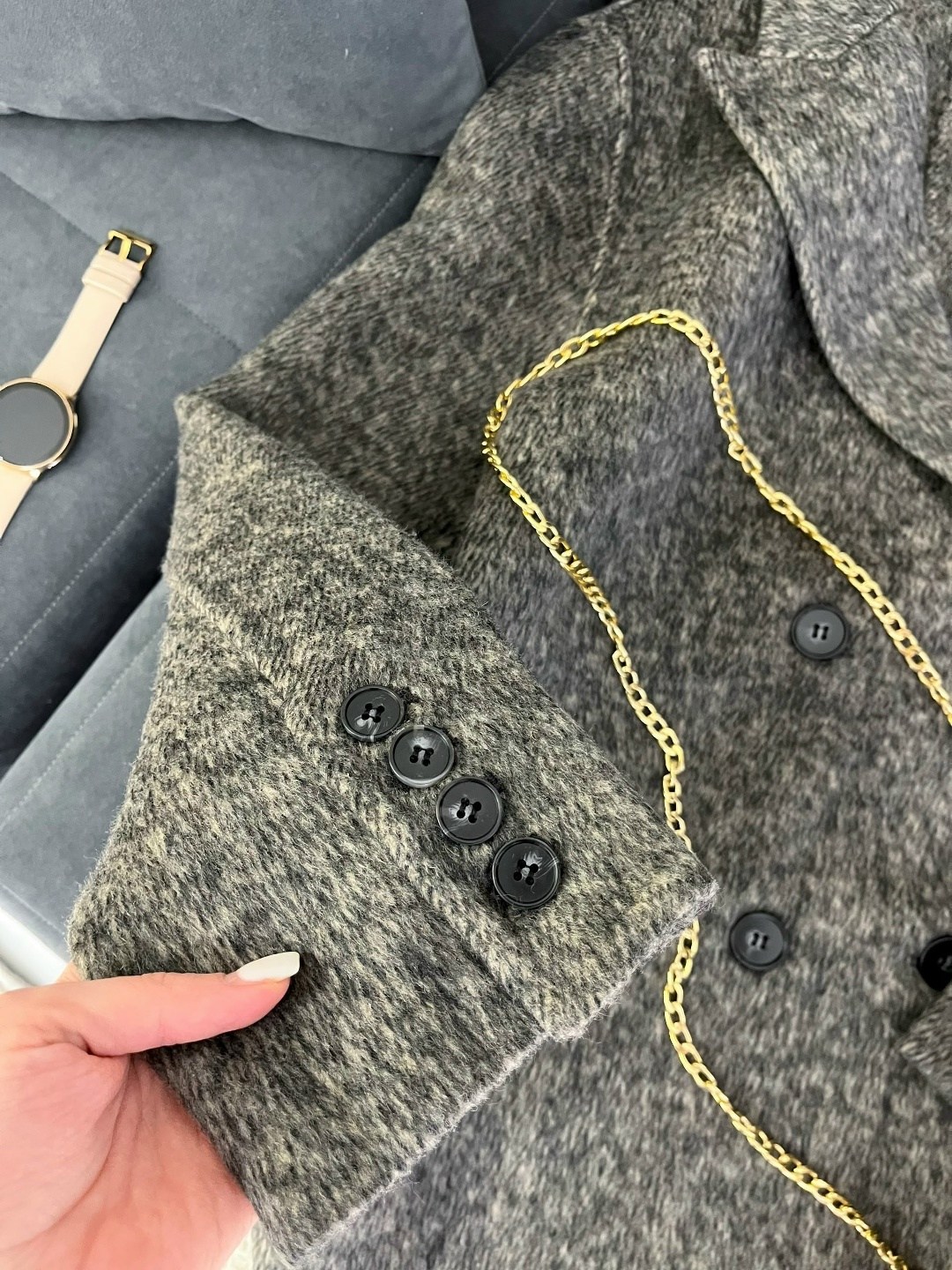 шерстяное пальто,пальто оверсайз,женское пальто,полупальто,серое пальто