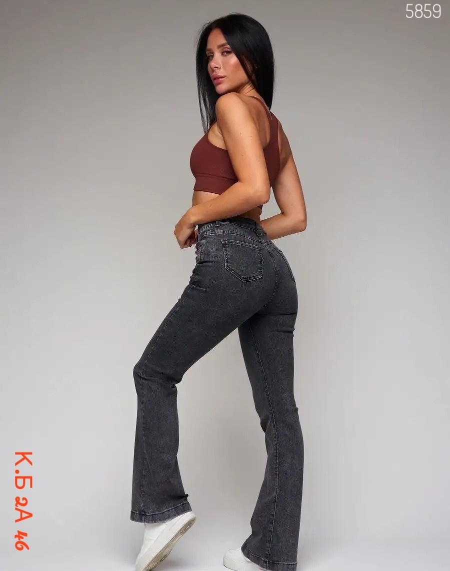 джинсы женские,джинсы клеш от колена серые h&a collection,серые джинсы клеш,женские джинсы клеш,джинсы клеш от колена