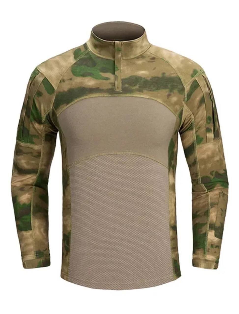 тактическая боевая рубашка,военная боевая рубашка "combat shirt" с защитой локтей мультикам,боевая рубашка,тактическая рубашка,кофта флисовая мультикам