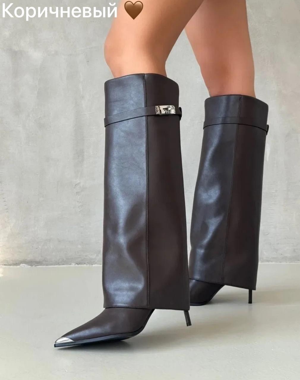 сапоги под hermes с88,сапоги,сапоги под hermes арт с88,модные сапоги,женские кожаные высокие сапоги с острым носком