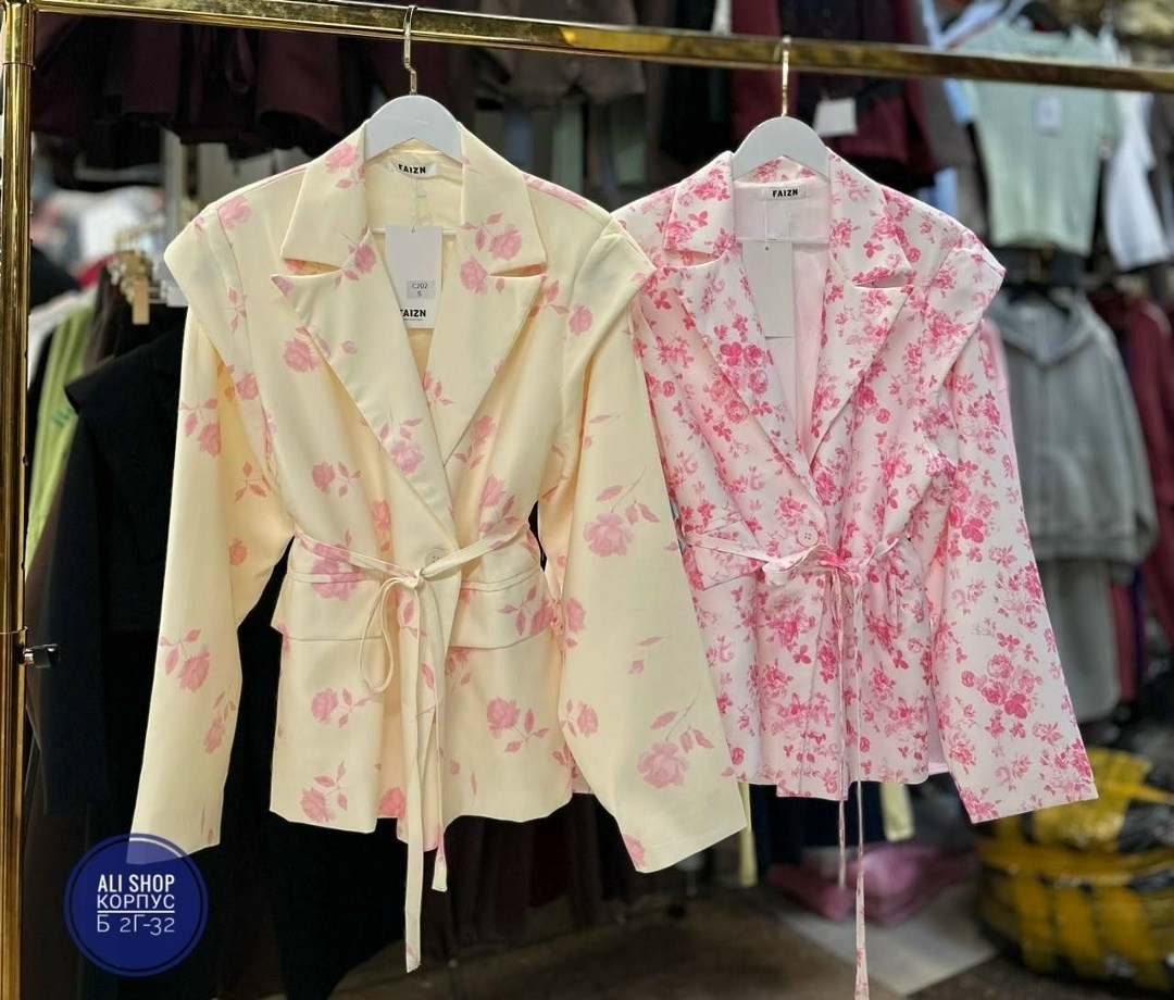 пиджак оверсайз с цветочным принтом leroy style,пиджак оверсайз,жакет