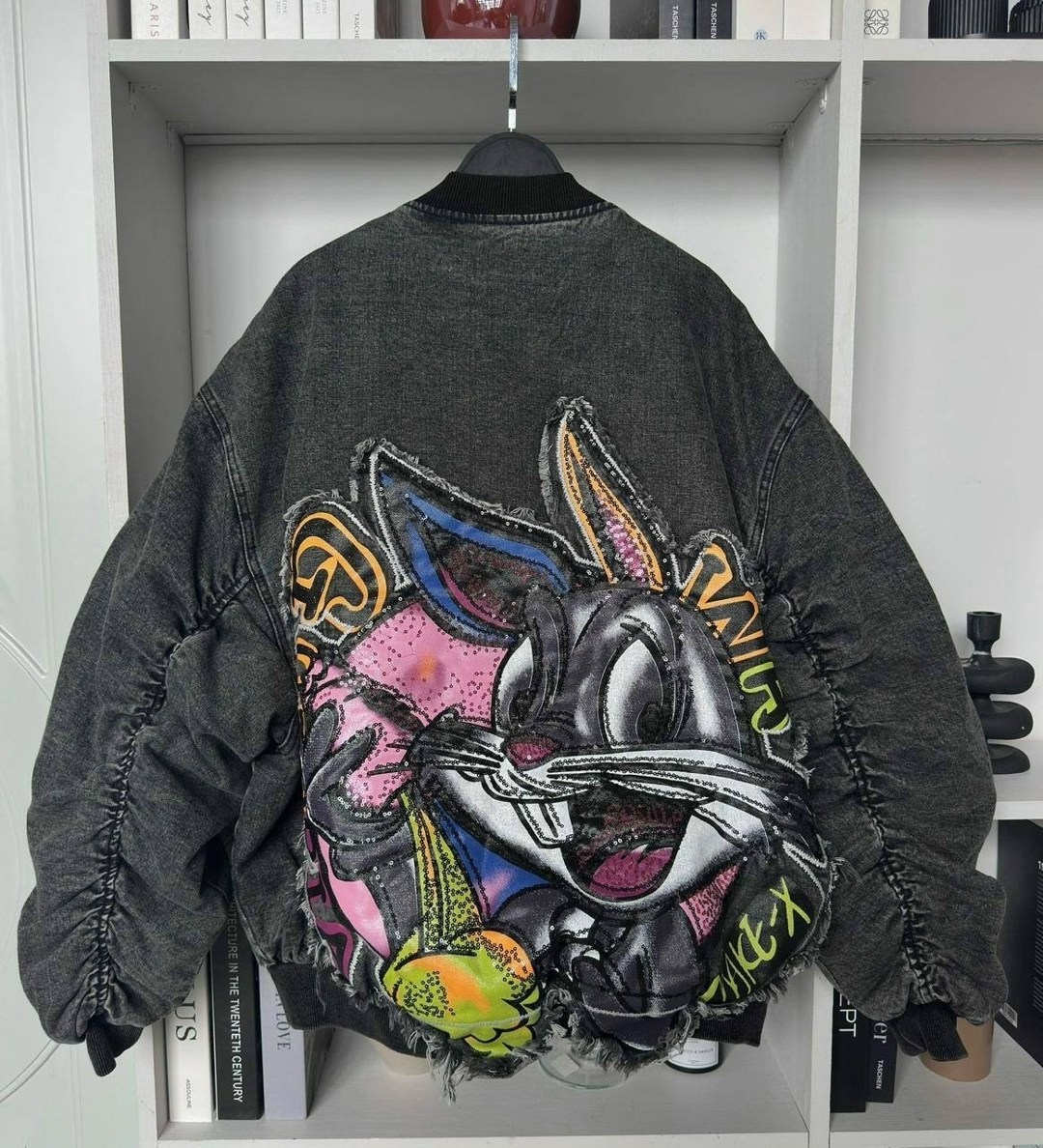 джинсовый бомбер женский likisha fashion,джинсовая куртка,куртка бомбер джинсовая,джинсовый бомбер,куртка женская бомбер