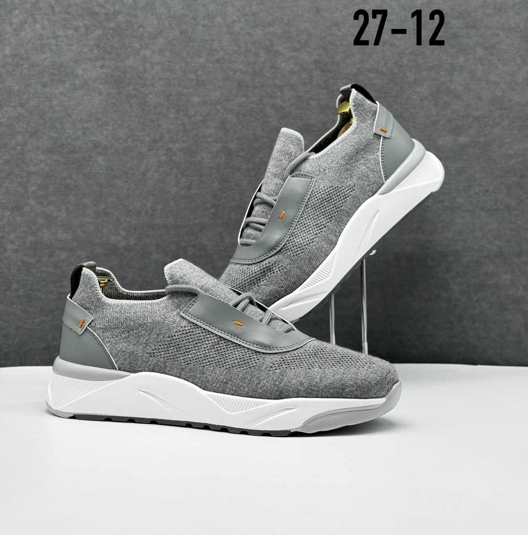 ,мужские кроссовки текстильные,кроссовки santoni,кроссовка мужской,серые кроссовки