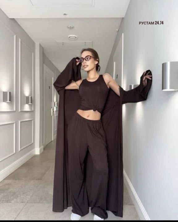 костюм женский,костюм желтый,костюм с брюками,костюм тройка вискоза,костюм тройка с кардиганом