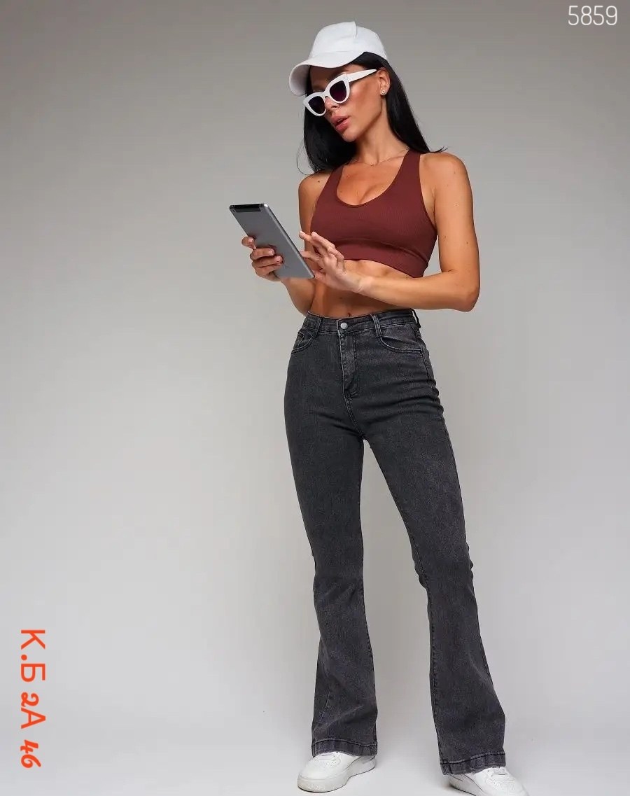 джинсы женские,джинсы клеш от колена серые h&a collection,серые джинсы клеш,женские джинсы клеш,джинсы клеш от колена