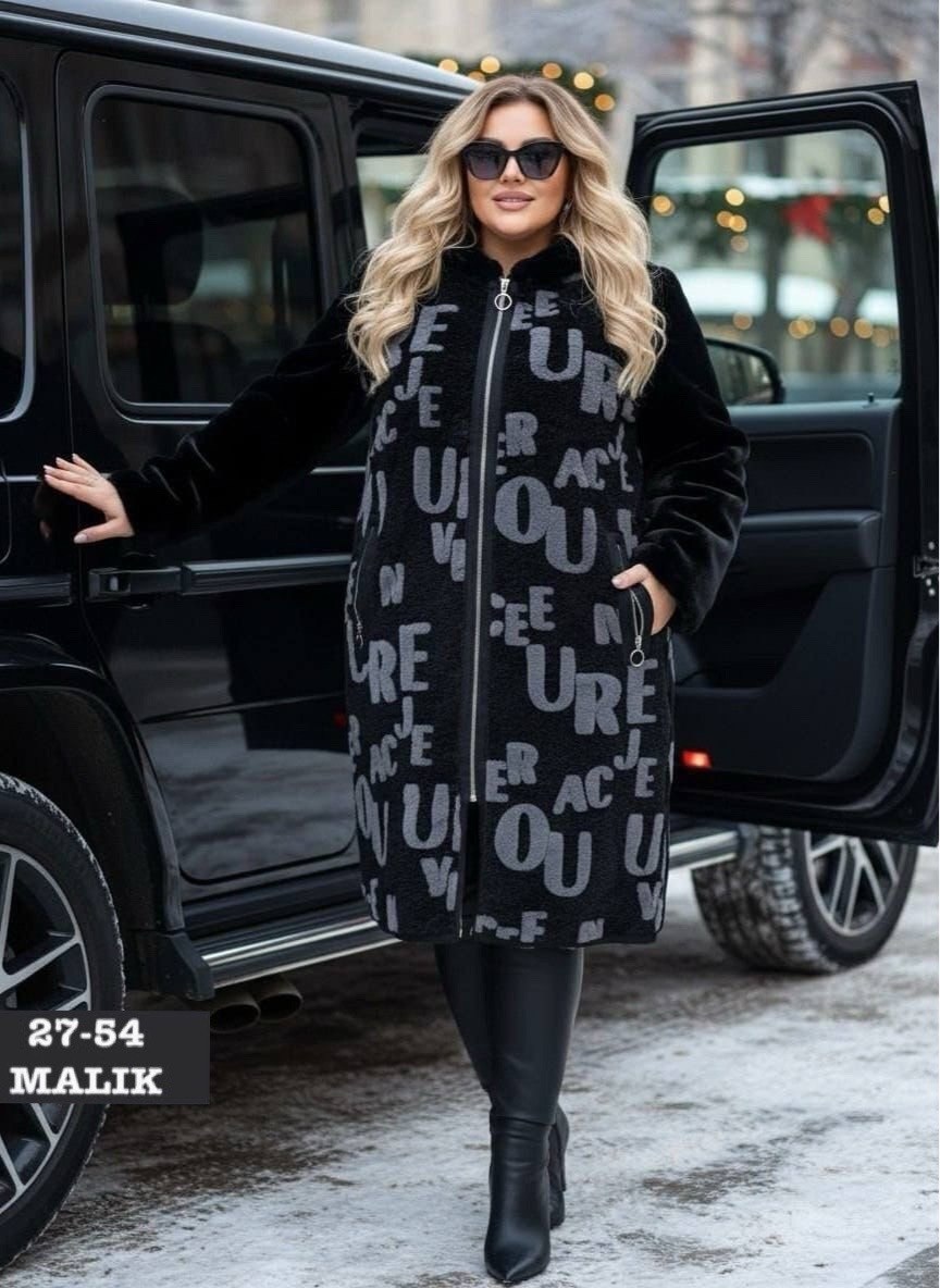 пальто меховое,пальто комбинированное,женское пальто,пальто кардиган,удлиненное пальто