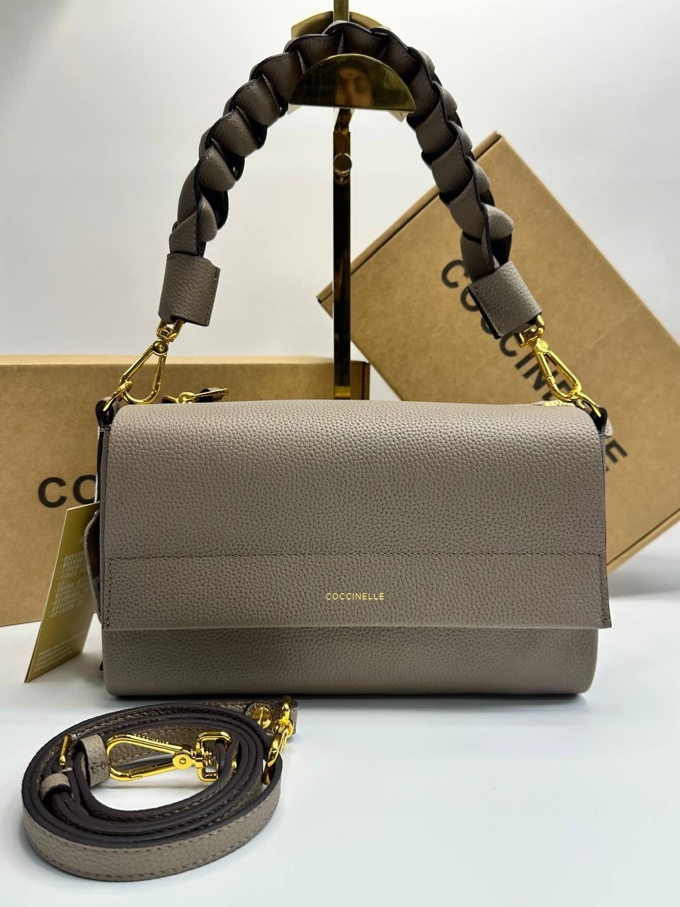 сумка coccinelle boheme grana double,coccinelle сумка,сумка сэтчел кожаная boheme grana double coccinelle,сумка женская coccinelle,coccinelle сумка boheme