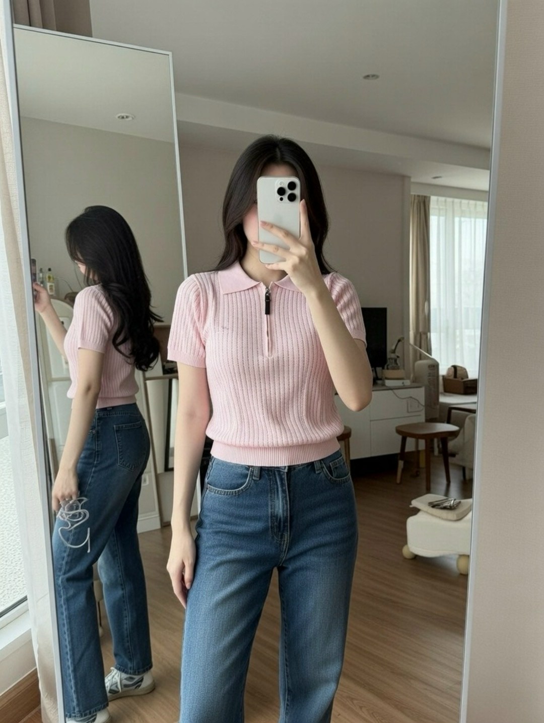 футболки женская,топы модные,футболка в корейском стиле,футболки с воротником