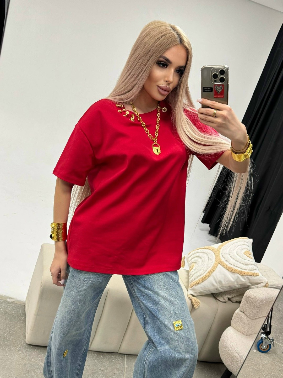 футболки модные,футболка женская,футболки женские модные,футболка оверсайз со стразам,футболка