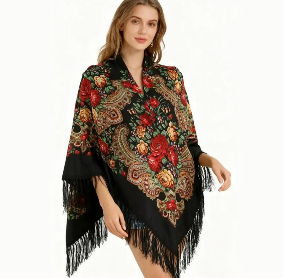 русский платок,накидки в русском стиле,шаль,шаль для женщин,платок русский с узорами