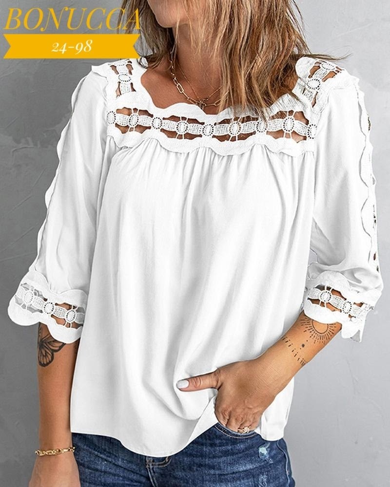 блузки с кружевными вставками,модные блузы,женская блуза,женская шифоновая блузка,блузка ажурная