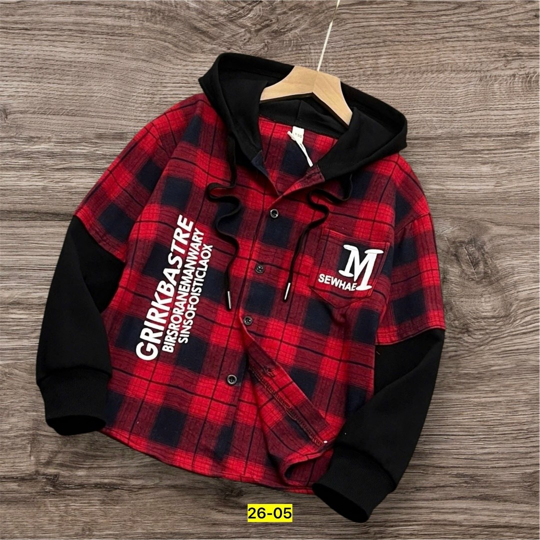 рубашка с капюшоном,рубашка в клетку с капюшоном,рубашка детская,рубашка для мальчика,рубашка с капюшоном для мальчика