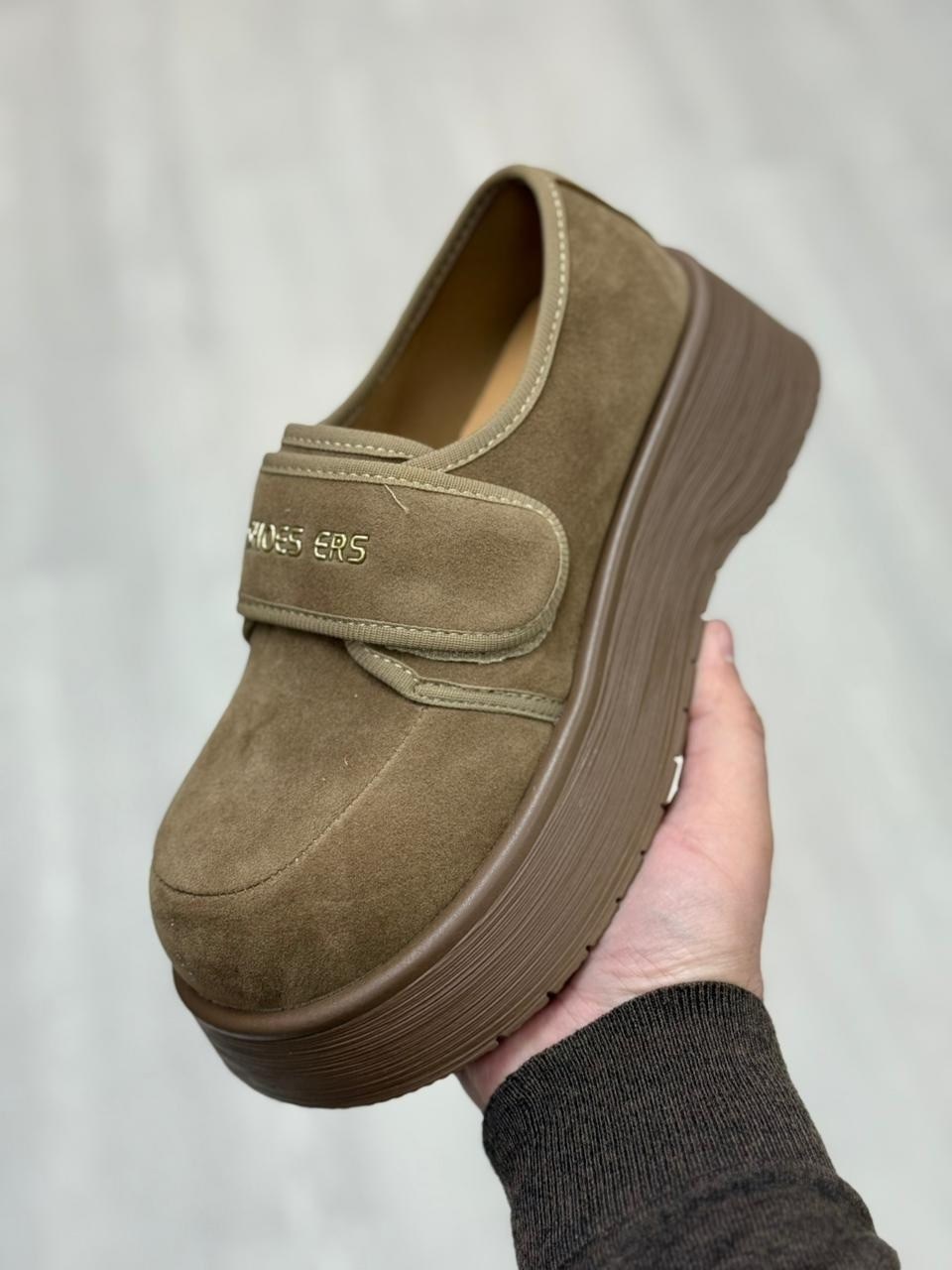 ,женская ,лоферы замш,повседневная , на плоской подошве