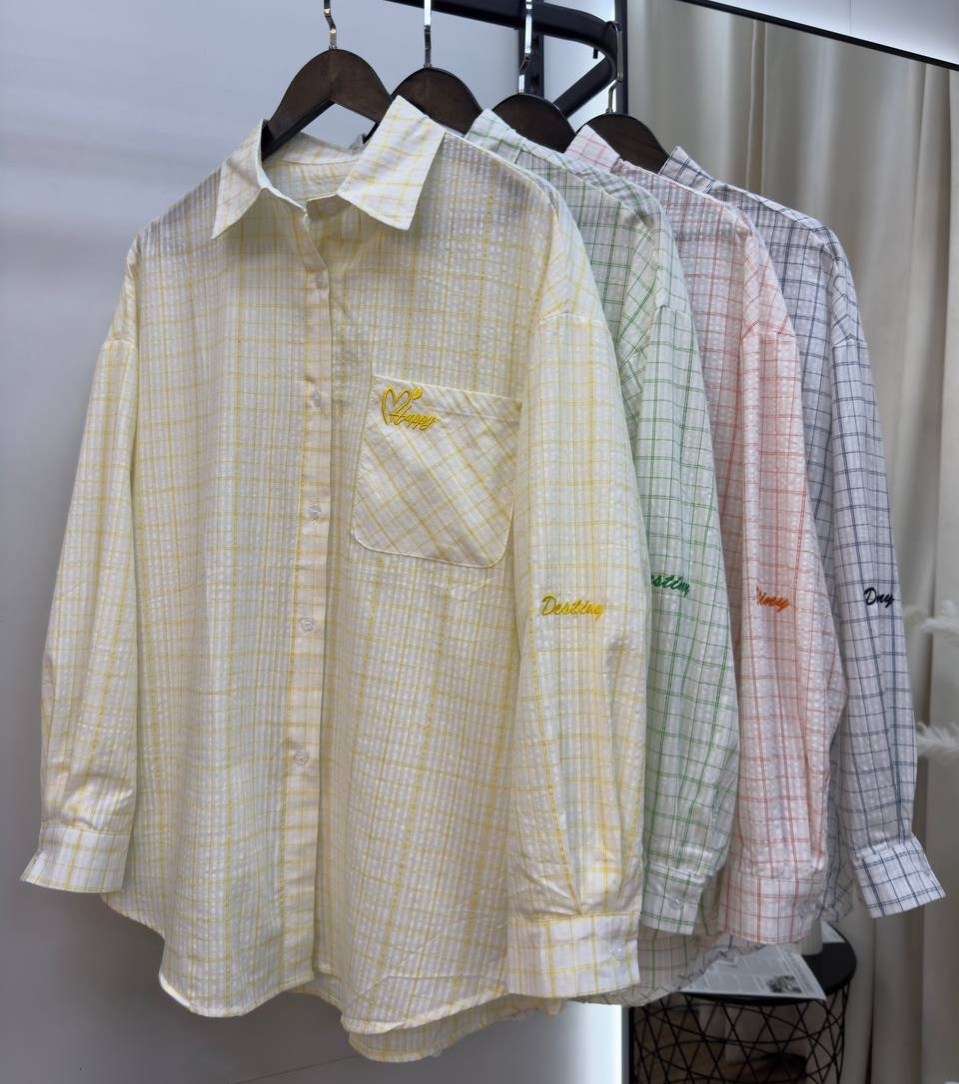 женская рубашка,стильная блуза,рубашка,рубашка в клетку женская оверсайз,стильная рубашка