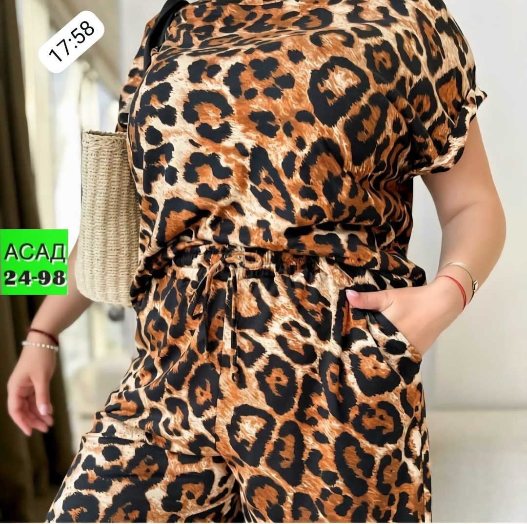 больших размеров,пижама женская,леопардовые костюмы,костюм,одежда больших размеров
