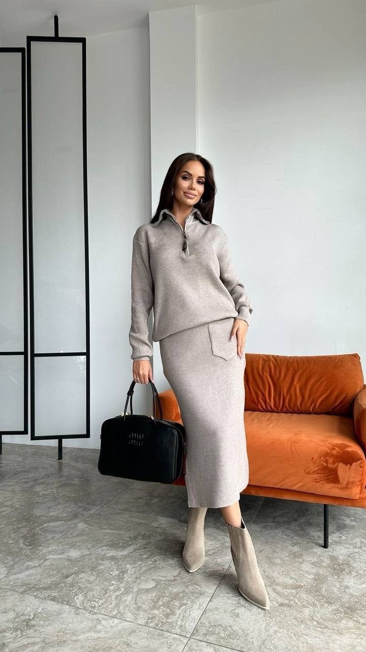 трикотажный костюм,платье свитер вязаное теплое lulla 254338605,костюм вязаный с брюками и джемпером b&ch 263200234,трикотажный костюм с юбкой,костюм с юбкой