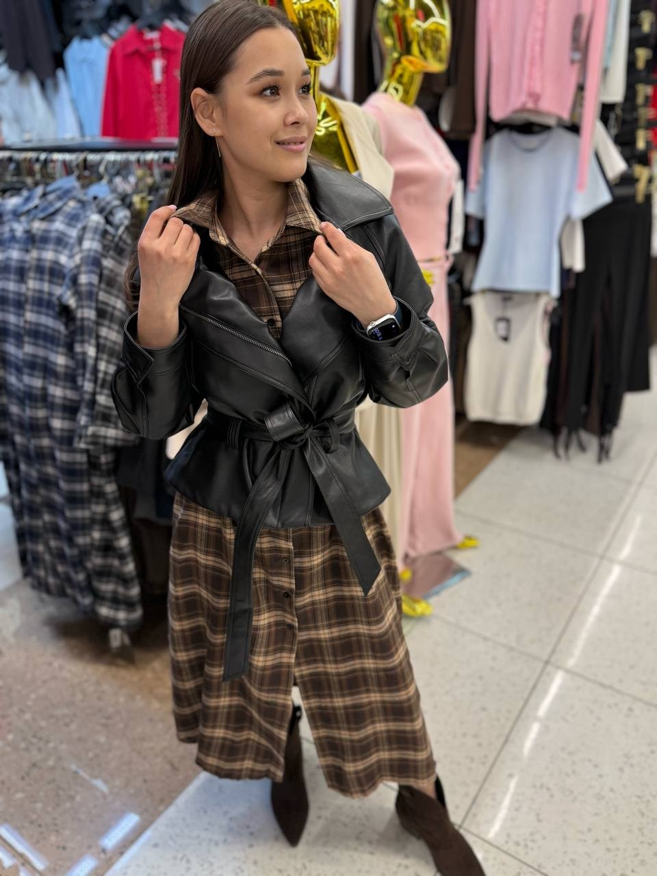 куртка кожаная,женская кожаная куртка,тренч эко-кожа,куртка косуха,куртка женская