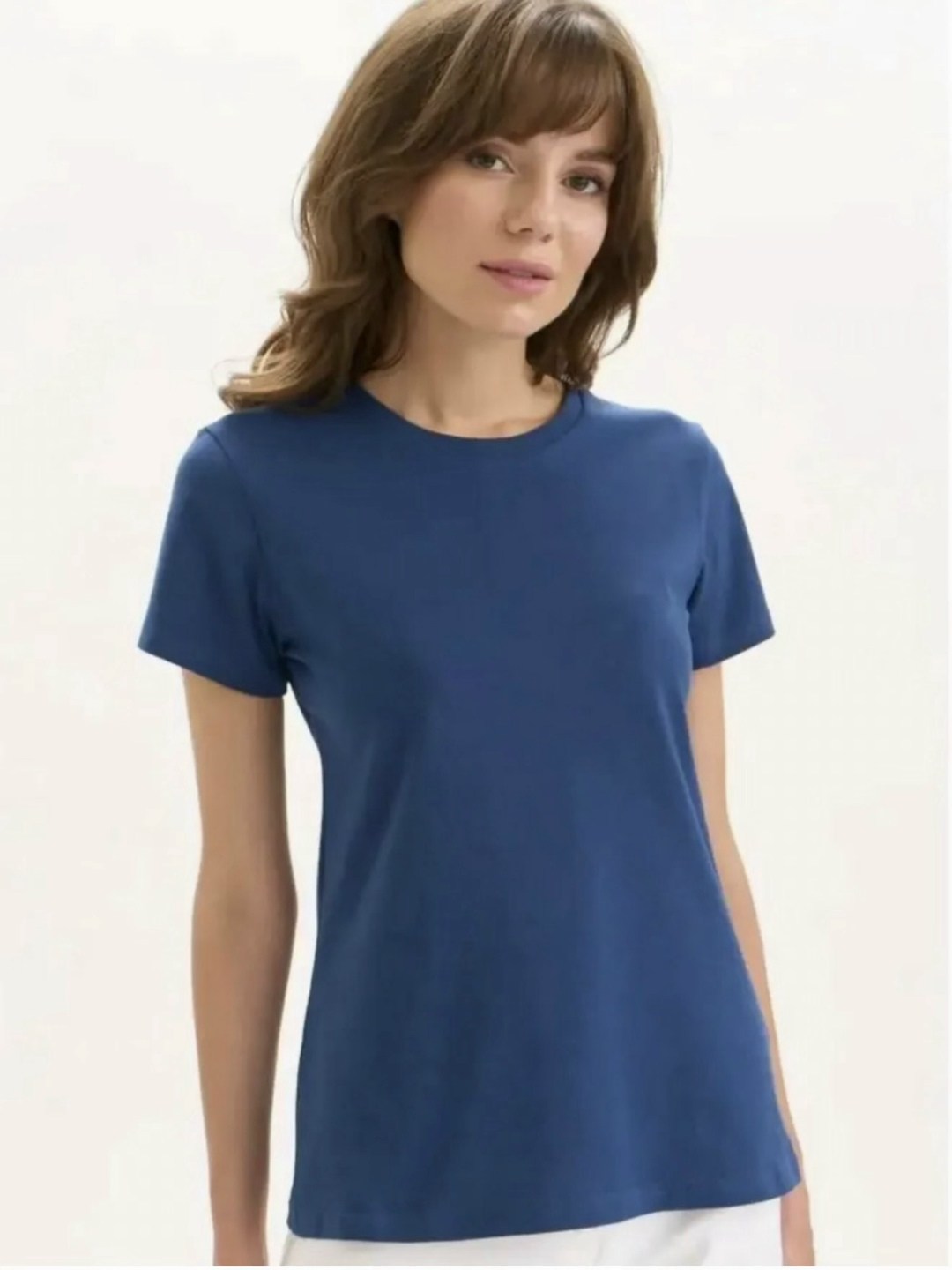 футболки женская,однотонная футболка женская,футболка женская голубая,футболка приталенная однотонная,футболка базовая коллекция