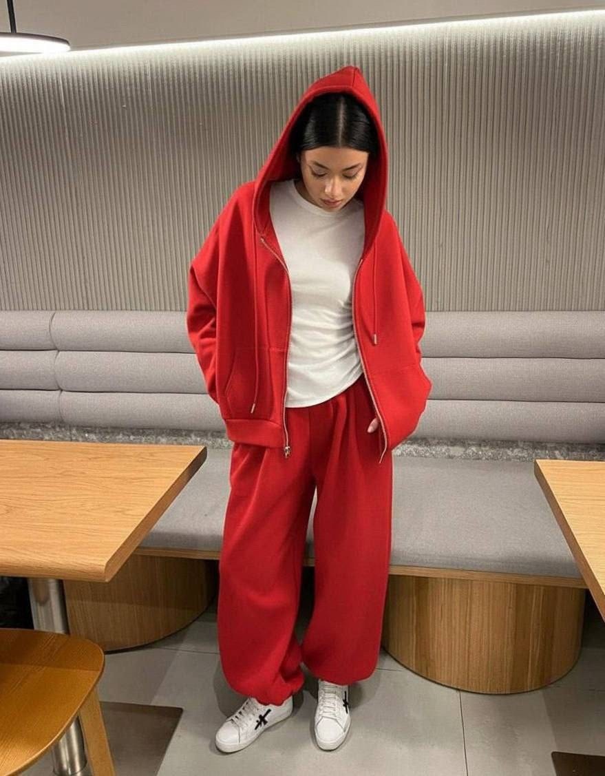 костюм на флисе,костюм спортивный,спортивные костюмы на флисе,крутой костюм,костюм базовый костюм оверсайз зип худи и штаны палаццо