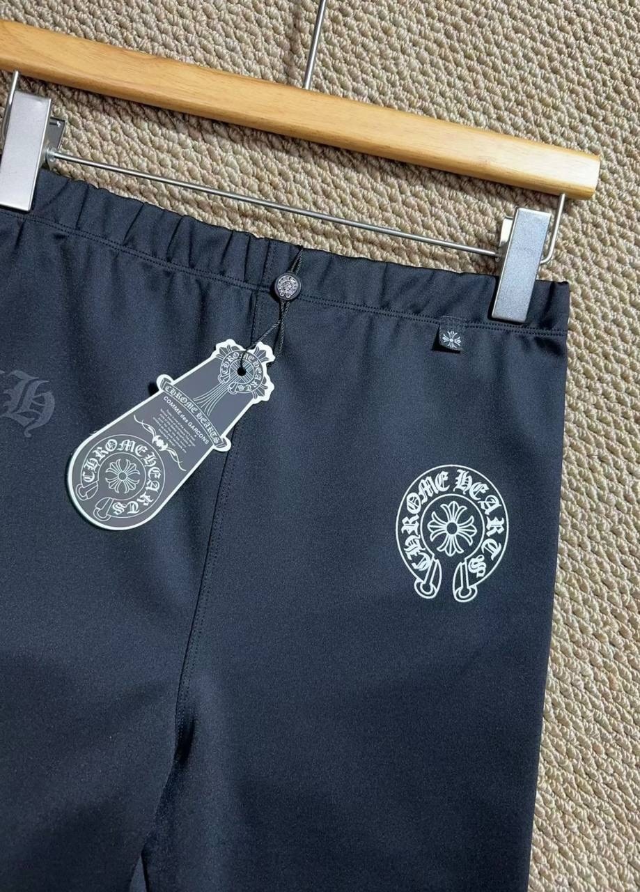 черные леггинсы,спортивные брюки,лосины леггинсы chrome hearts,лосины chrome hearts,легинсы