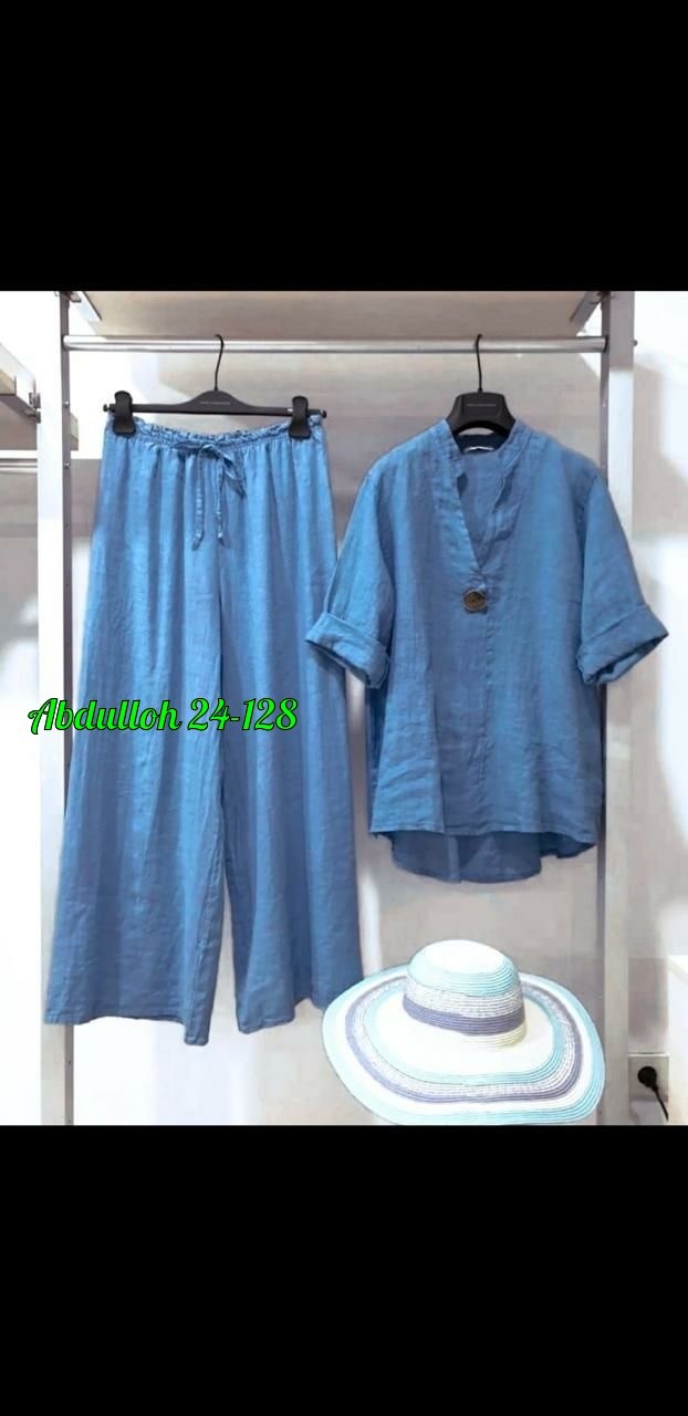 костюм женский брючный летний лен с рубашкой,костюм льняной брючный,костюм льняной,костюм льняной женский,костюм женский