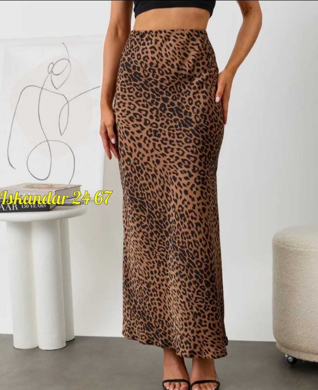 юбка леопард макси атласная из шелка mio stile,юбка с леопардовым принтом макси,женская длинная юбка-макси с леопардовым принтом,женская атласная юбка-годе с леопардовым принтом,юбка с леопардовым при