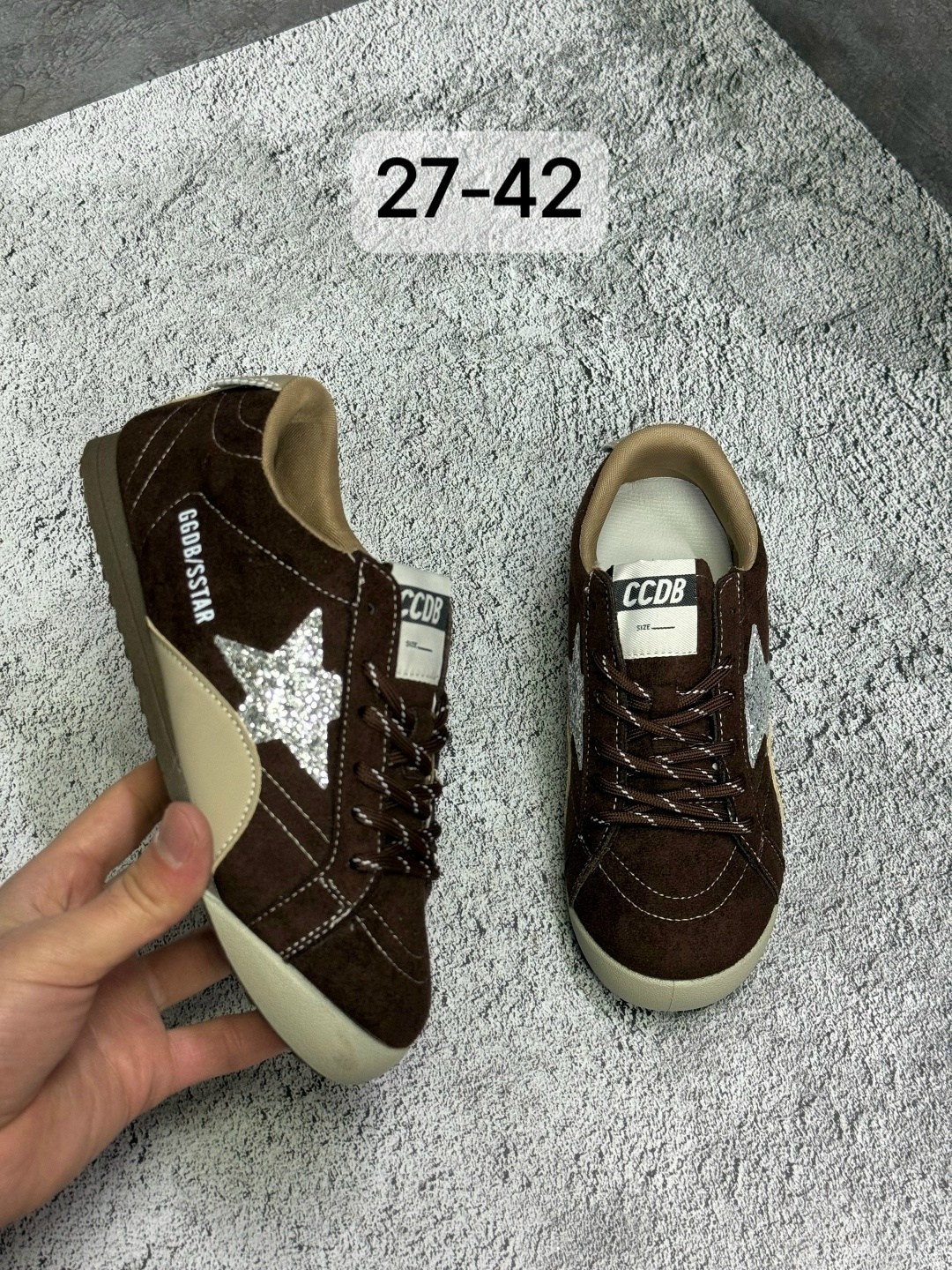 golden goose кроссовки super-star коричневый,,кеды golden goose,женская ,golden goose super-star low-top sneakers