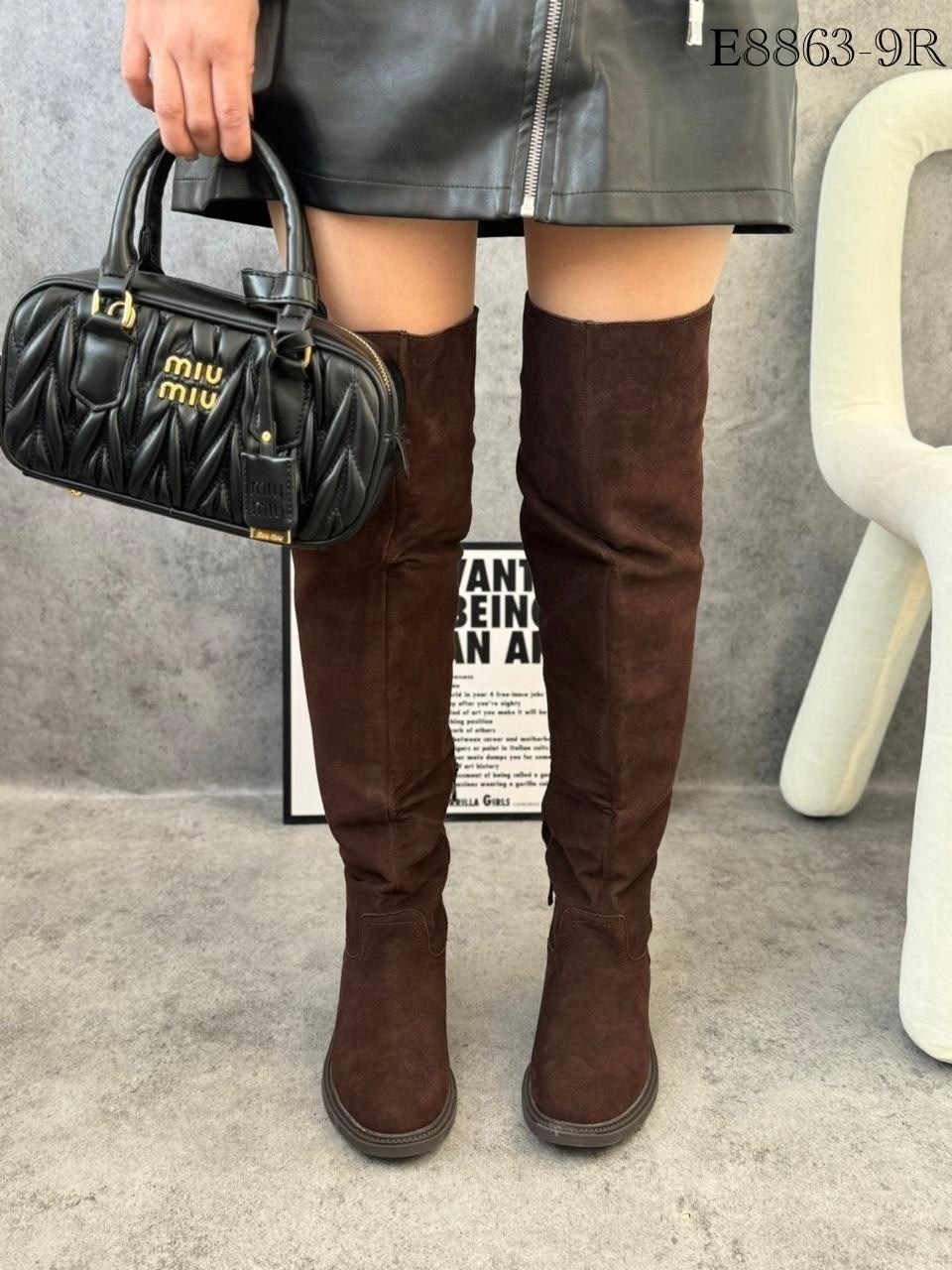 ботфорты женские зимние sufinnа в3024т,замшевые сапоги,сапоги женские,сапоги ботфорты,ботфорты женские