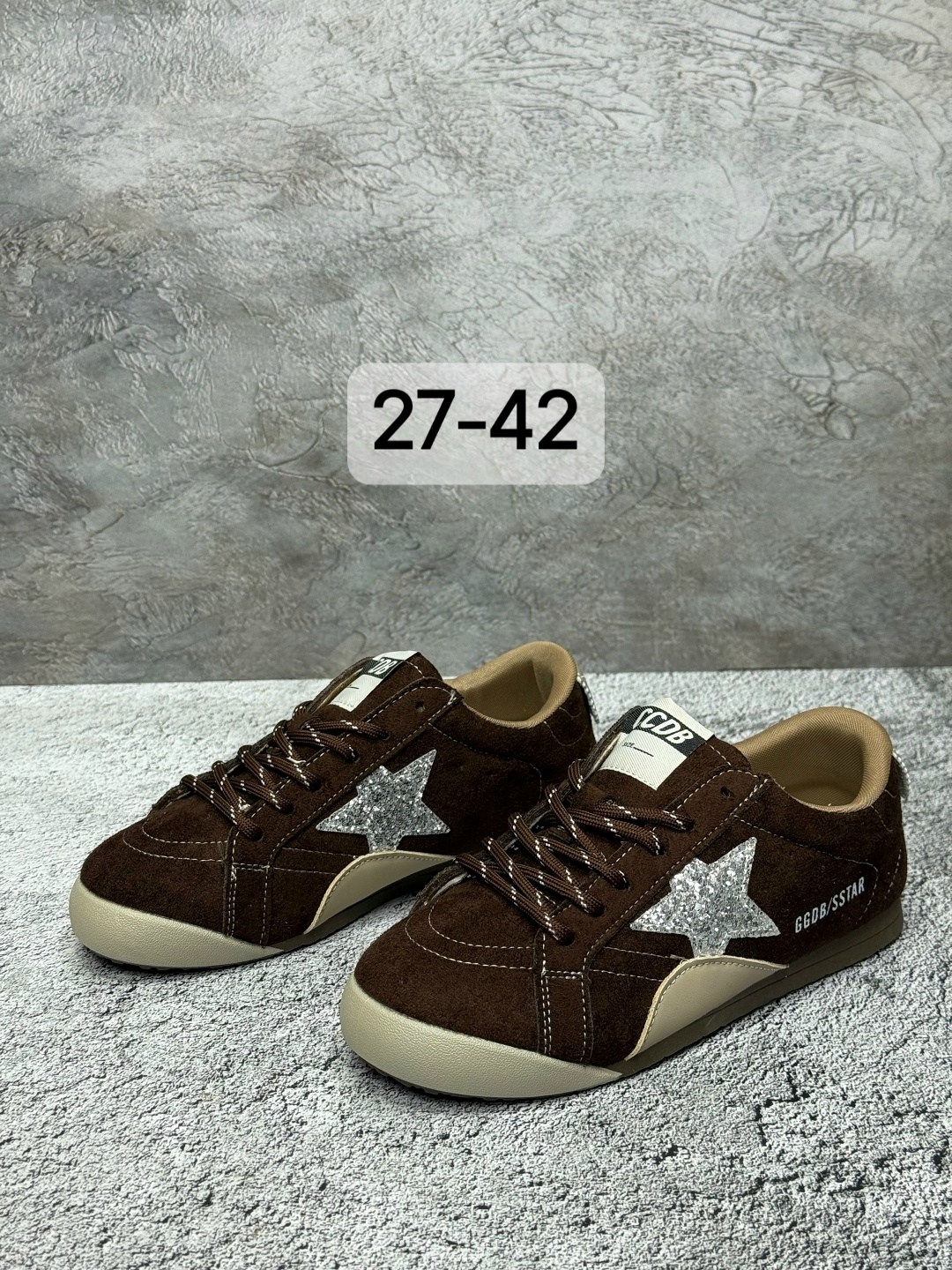 golden goose кроссовки super-star коричневый,,кеды golden goose,женская ,golden goose super-star low-top sneakers