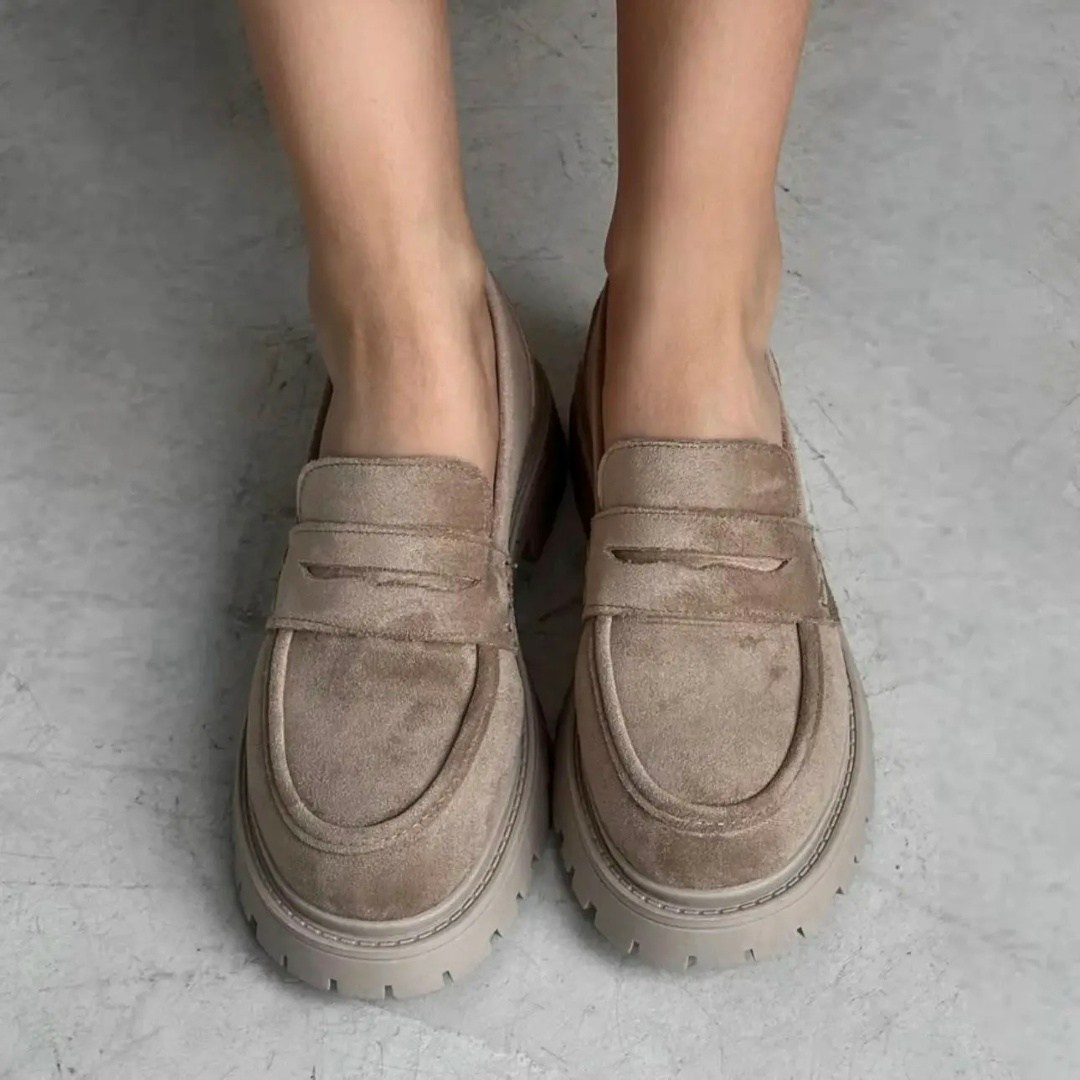 замшевые лоферы на платформе,,замшевые лоферы,лоферы замш,лоферы женские
