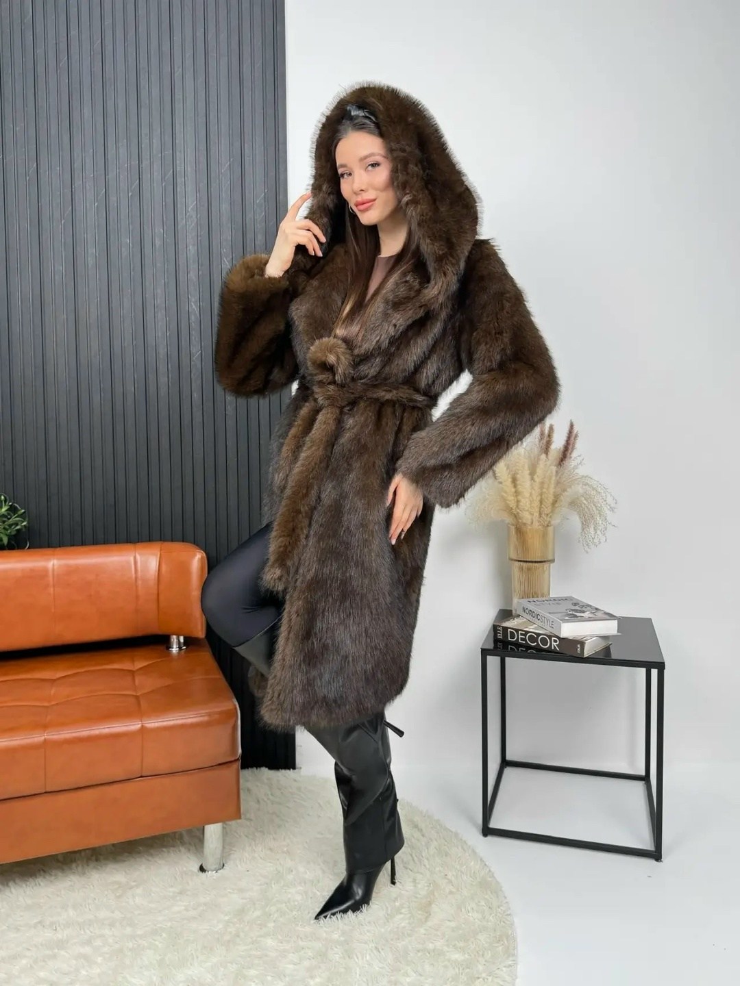 женская шуба,шуба черная fati_lingerie,шуба,шуба из экомеха,шубка