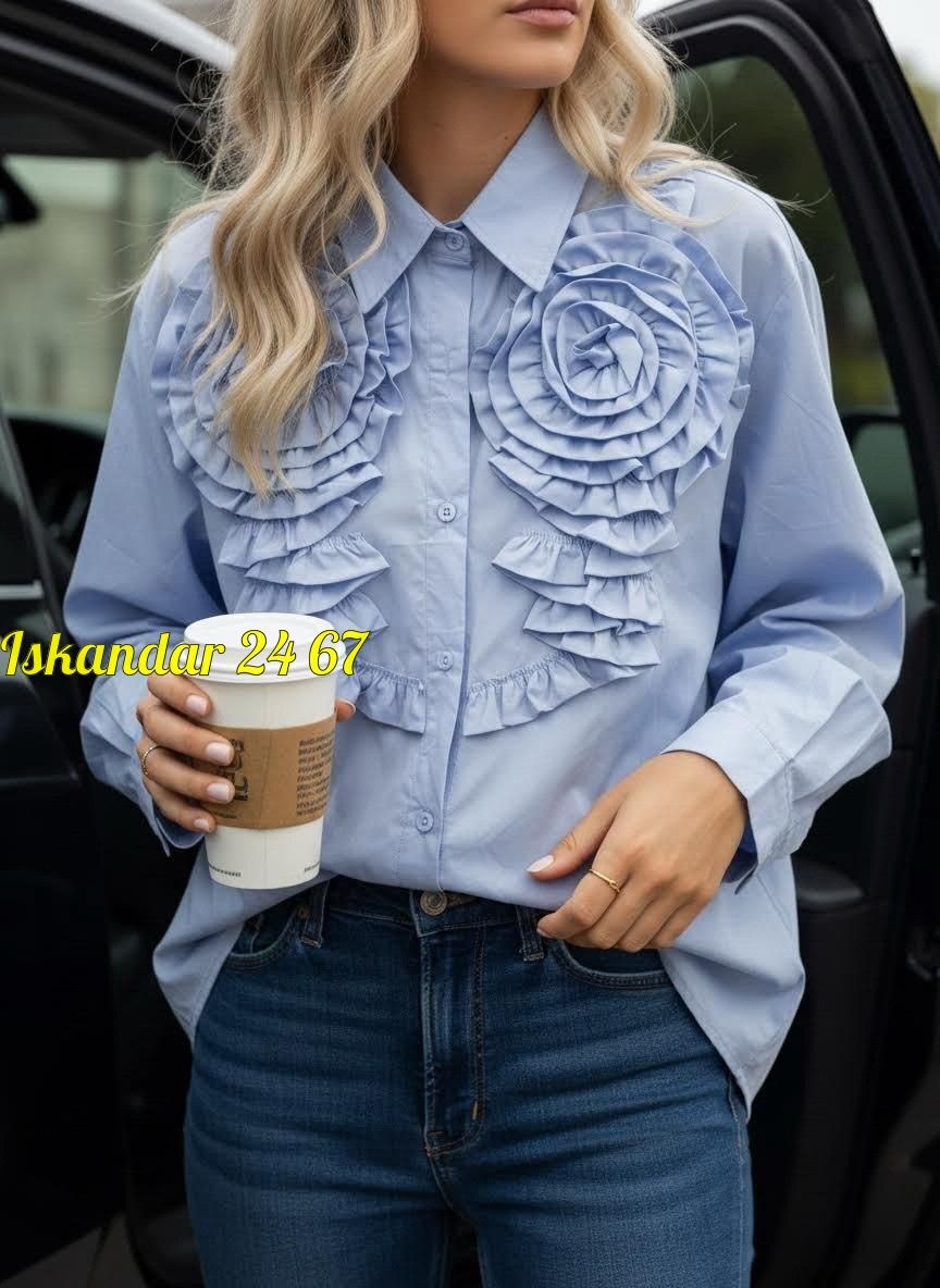 блузка с оборками,рубашка с рюшами,рубашка женская с рюшами,блузка с рюшами,модная белая блузка