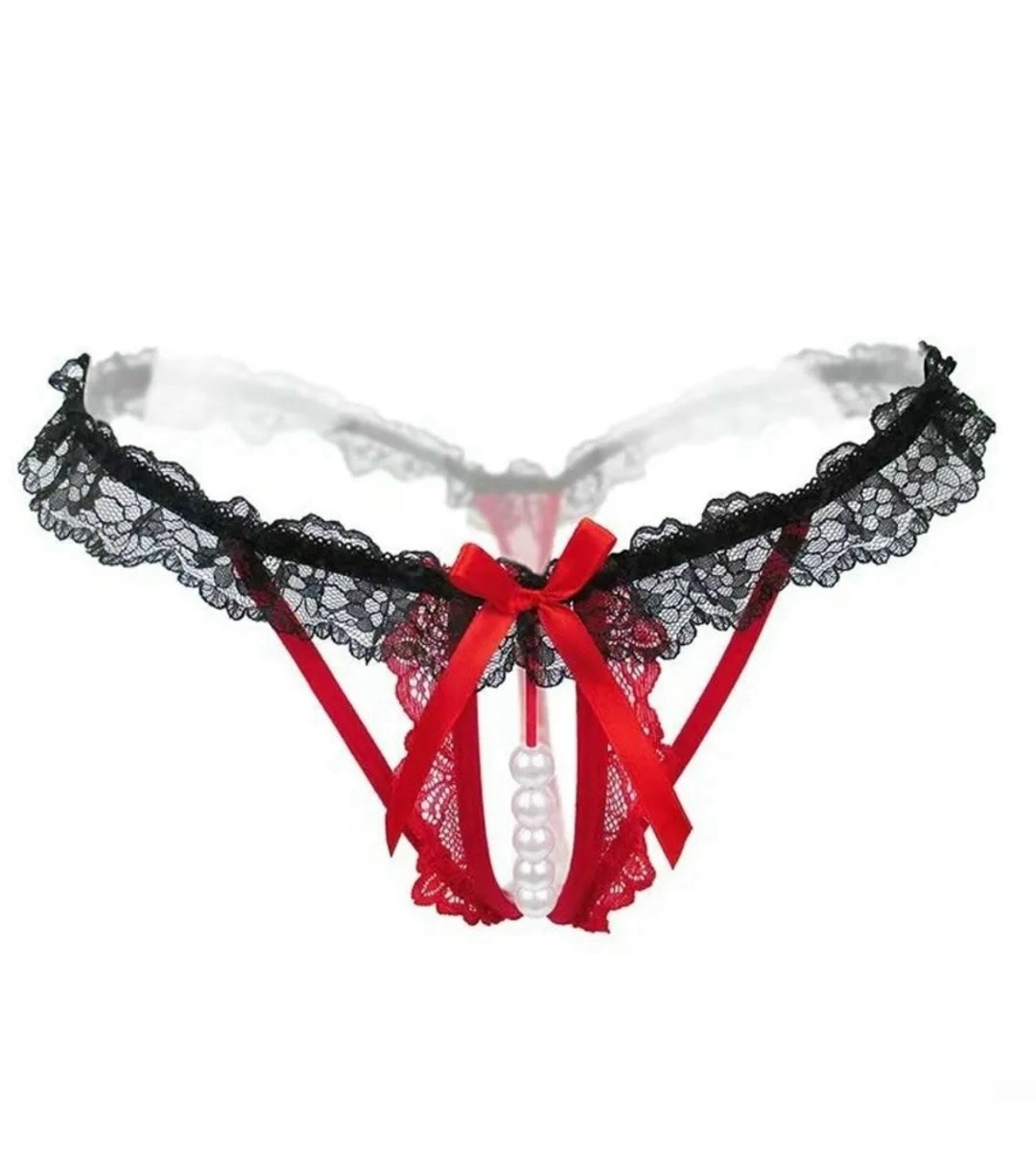 женские трусики с бусинками,женские трусики с жемчужинами,женские сексуальные трусики,стринги с доступом,розовые кружевные стринги